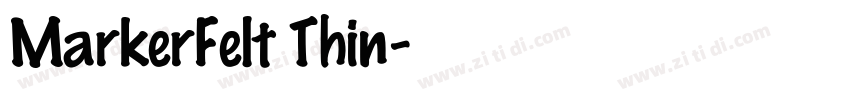 MarkerFelt Thin字体转换